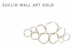 Euclid Wall Art Gold