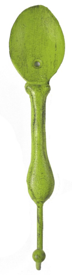Spoon Hook Kiwi  4.5 by 4 by 20 cm