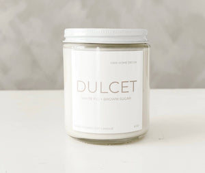 Dulcet | White Fig + Brown Sugar Luxury Soy Candle