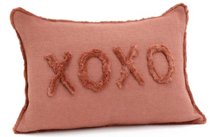 Cushion Embroidered XOXO  14 by 20