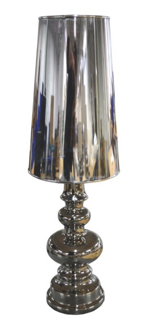 Chrome Lamp Ceramic  20 by 20 by 64 cm