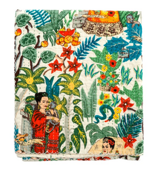 Frida Dreams Quilted Throw  50 by 60
